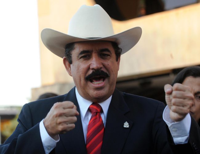 El proyecto político de Zelaya bajo presión en Honduras