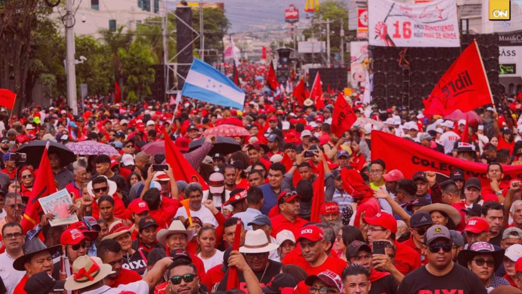 Marcha de LIBRE en San Pedro Sula revela fragilidad interna y afecta campaña de Rixi Moncada