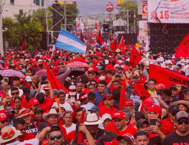 Marcha de LIBRE en San Pedro Sula revela fragilidad interna y afecta campaña de Rixi Moncada