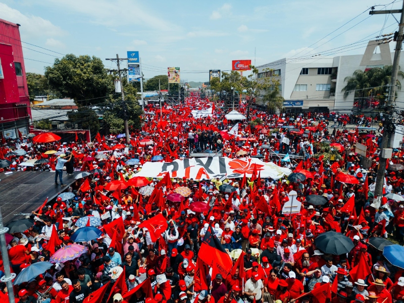 El socialismo y el rechazo ciudadano protagonizan la campaña electoral de LIBRE en Honduras
