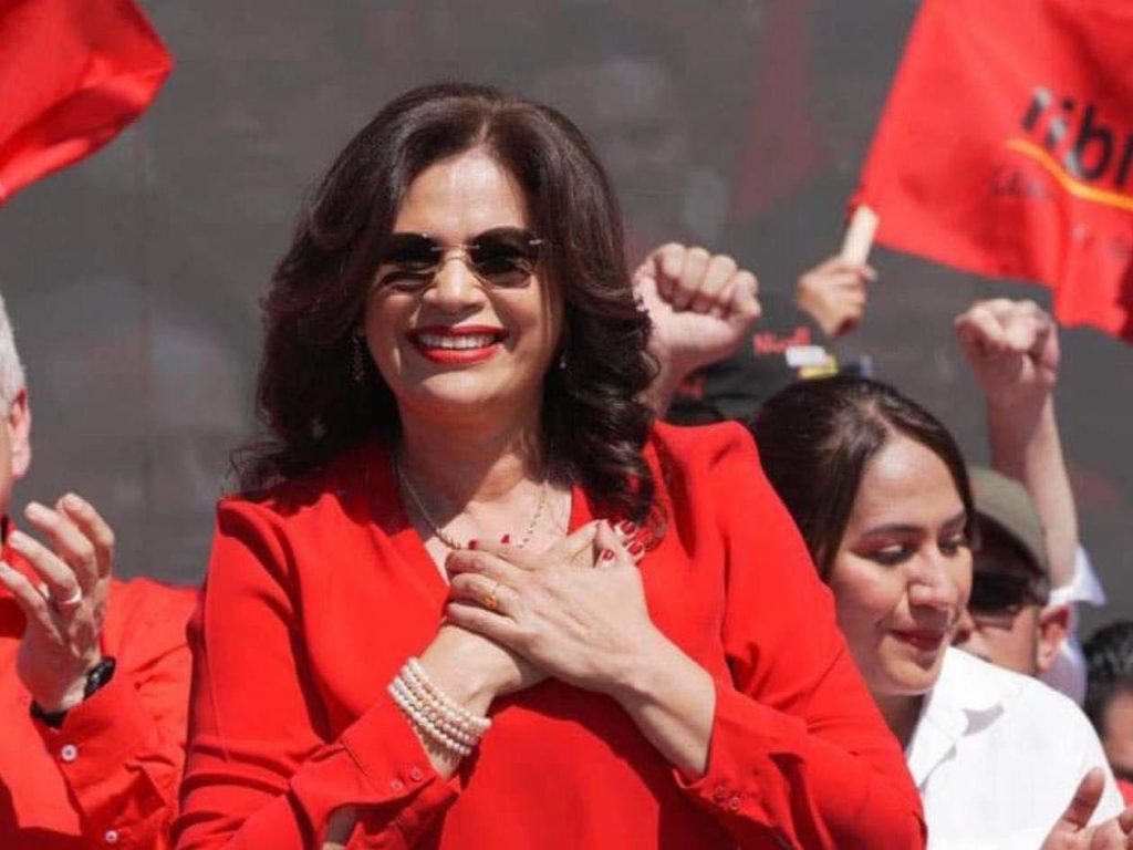 Rixi Moncada, de LIBRE, desciende al tercer lugar en las encuestas