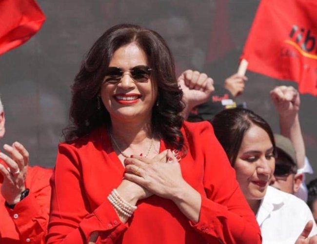 Rixi Moncada, de LIBRE, desciende al tercer lugar en las encuestas